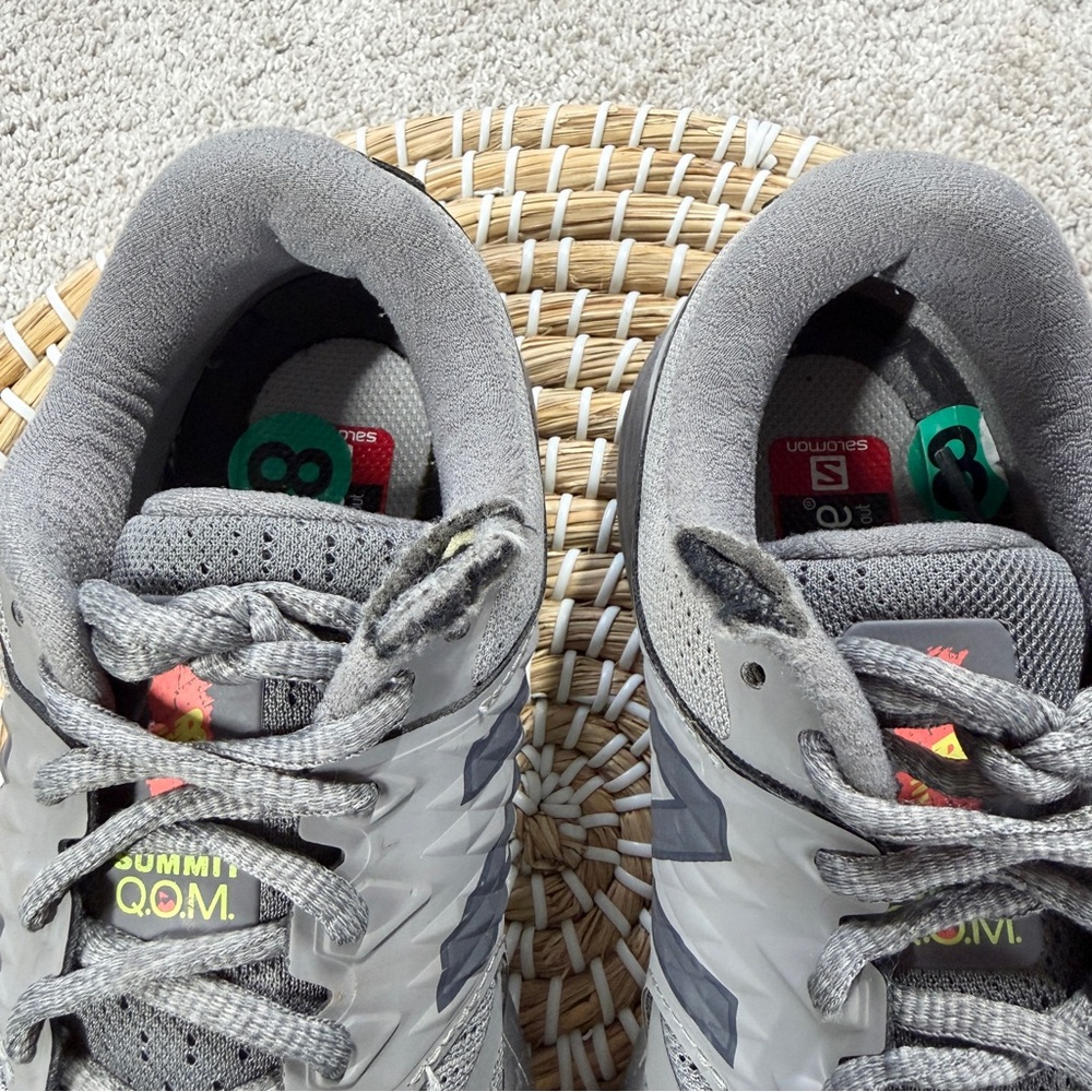 New Balance Women’s Summit Q.O.M. Trail Running Shoes Sneakers in Gray 8 - Picture 6 of 14